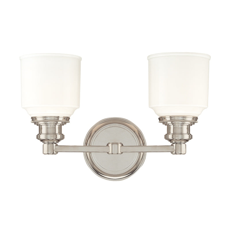 Hudson Valley Canada - Two Light Bath Bracket - Windham - Polished Nickel- Union Lighting Luminaires Decor