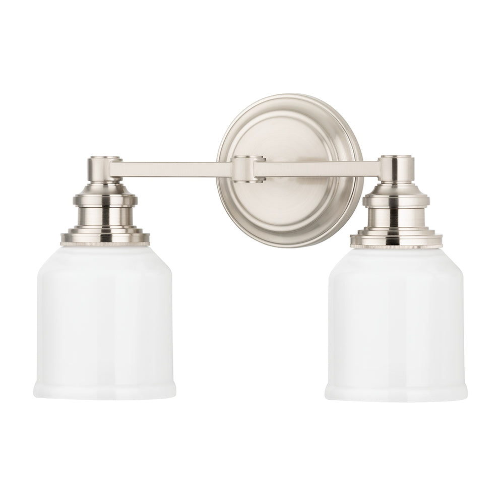Hudson Valley Canada - Two Light Bath Bracket - Windham - Satin Nickel- Union Lighting Luminaires Decor