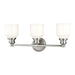 Hudson Valley Canada - Three Light Bath Bracket - Windham - Polished Nickel- Union Lighting Luminaires Decor