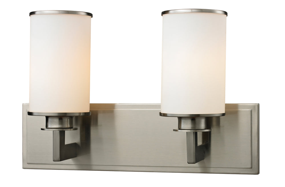 Z-Lite Canada - Two Light Vanity - Savannah - Brushed Nickel- Union Lighting Luminaires Decor