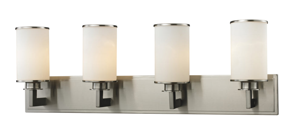 Z-Lite Canada - Four Light Vanity - Savannah - Brushed Nickel- Union Lighting Luminaires Decor