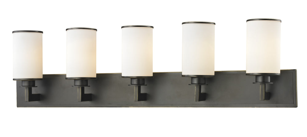 Z-Lite Canada - Five Light Vanity - Savannah - Olde Bronze- Union Lighting Luminaires Decor