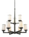 Z-Lite Canada - Nine Light Chandelier - Savannah - Olde Bronze- Union Lighting Luminaires Decor