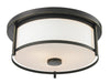 Z-Lite Canada - Two Light Flush Mount - Savannah - Olde Bronze- Union Lighting Luminaires Decor