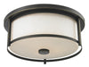 Z-Lite Canada - Three Light Flush Mount - Savannah - Olde Bronze- Union Lighting Luminaires Decor