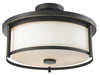 Z-Lite Canada - Three Light Semi Flush Mount - Savannah - Olde Bronze- Union Lighting Luminaires Decor