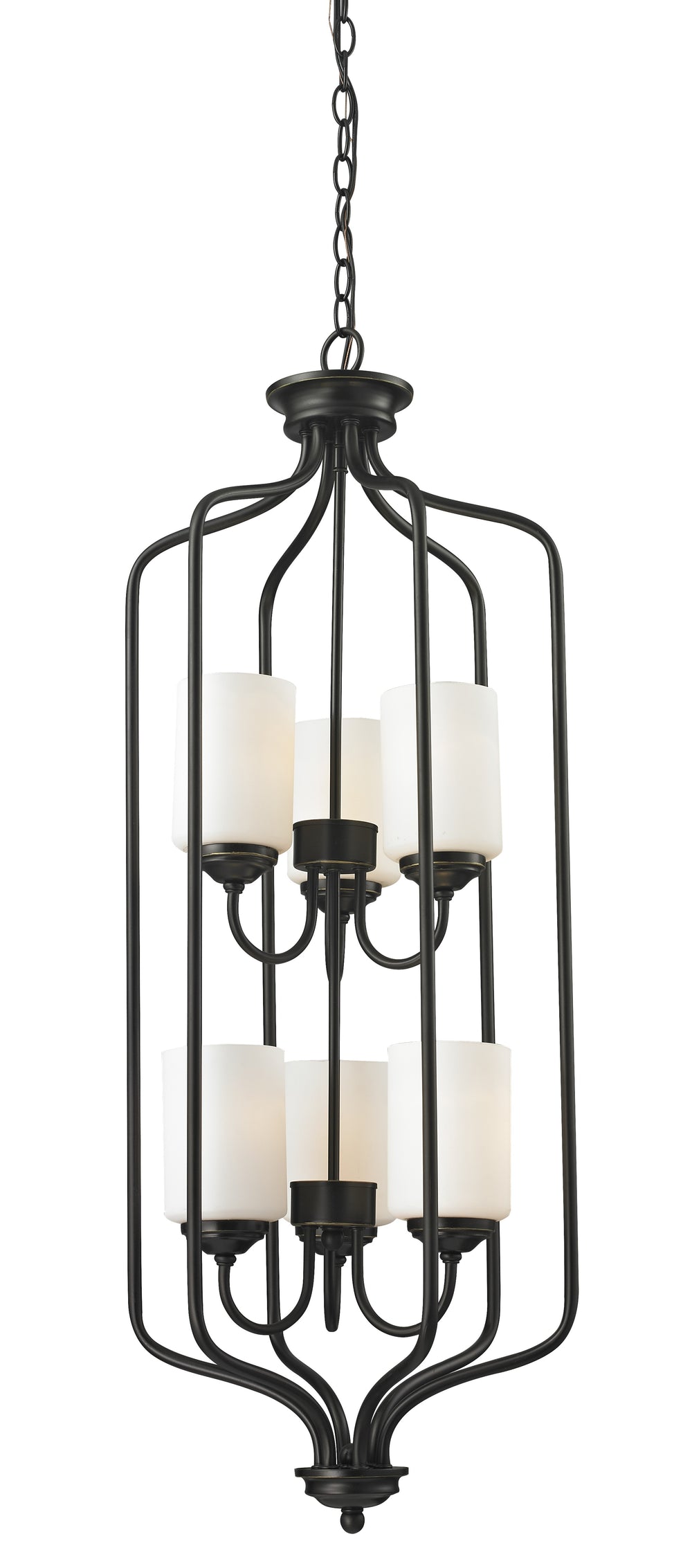 Z-Lite Canada - Six Light Chandelier - Cardinal - Olde Bronze- Union Lighting Luminaires Decor
