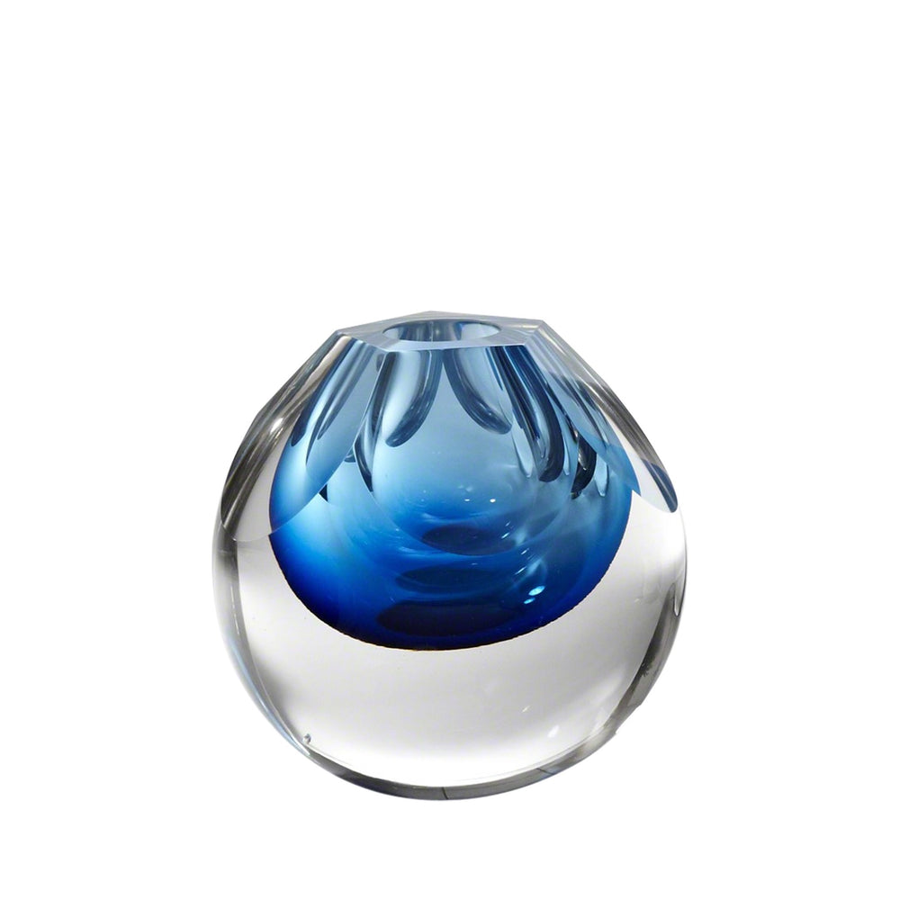 Pentagon Cut Glass Vases