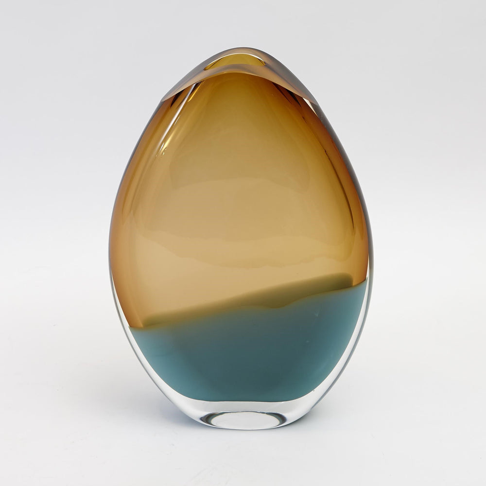 Oval Vases Pistachio Amber