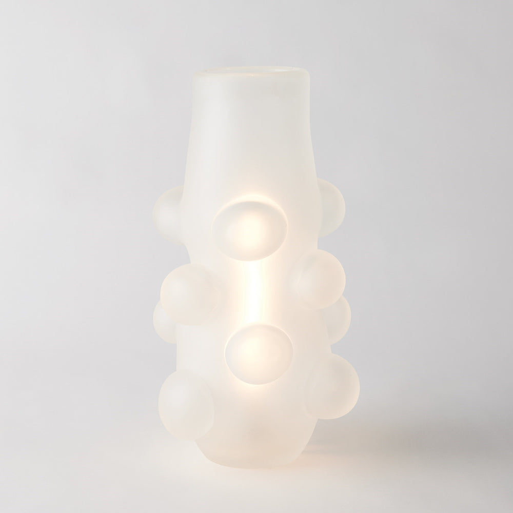 Lampe bouillonnante transparente / gel