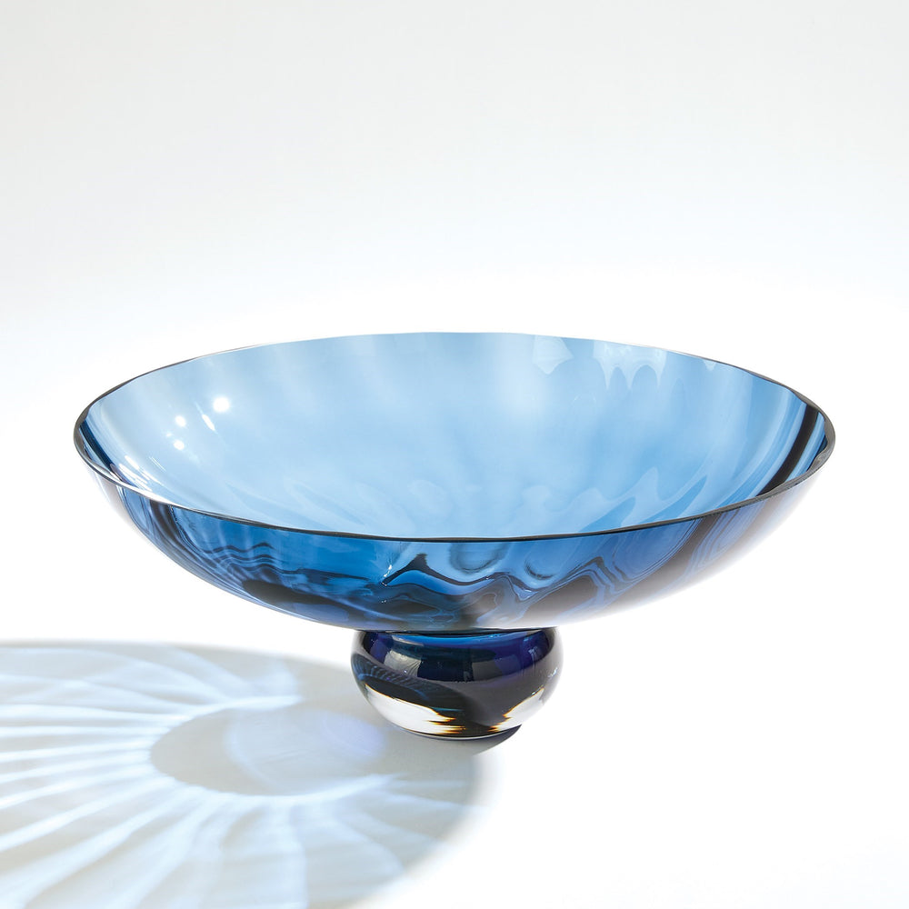 Ball Footed Bowl Blue