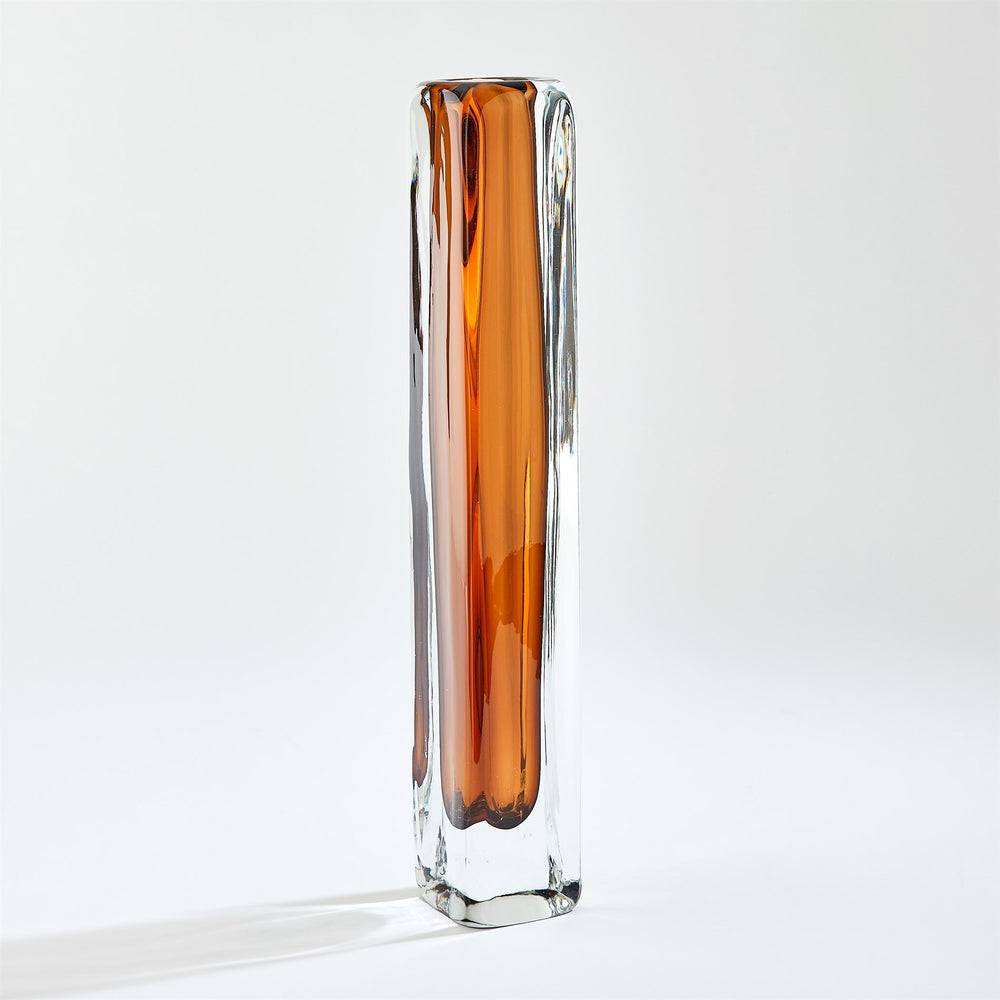 Vases de la tour carrée ambre foncé