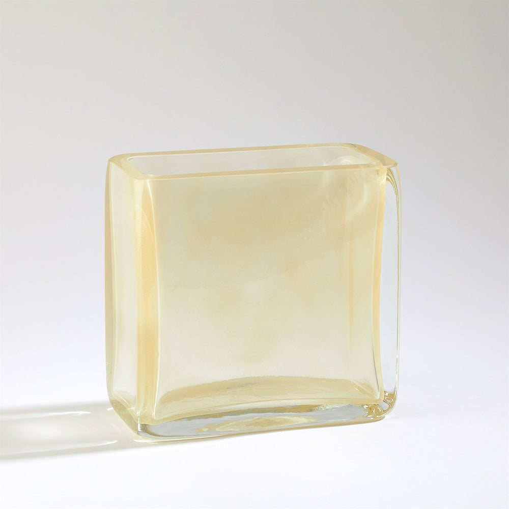 Rectangle Block Vases Gold