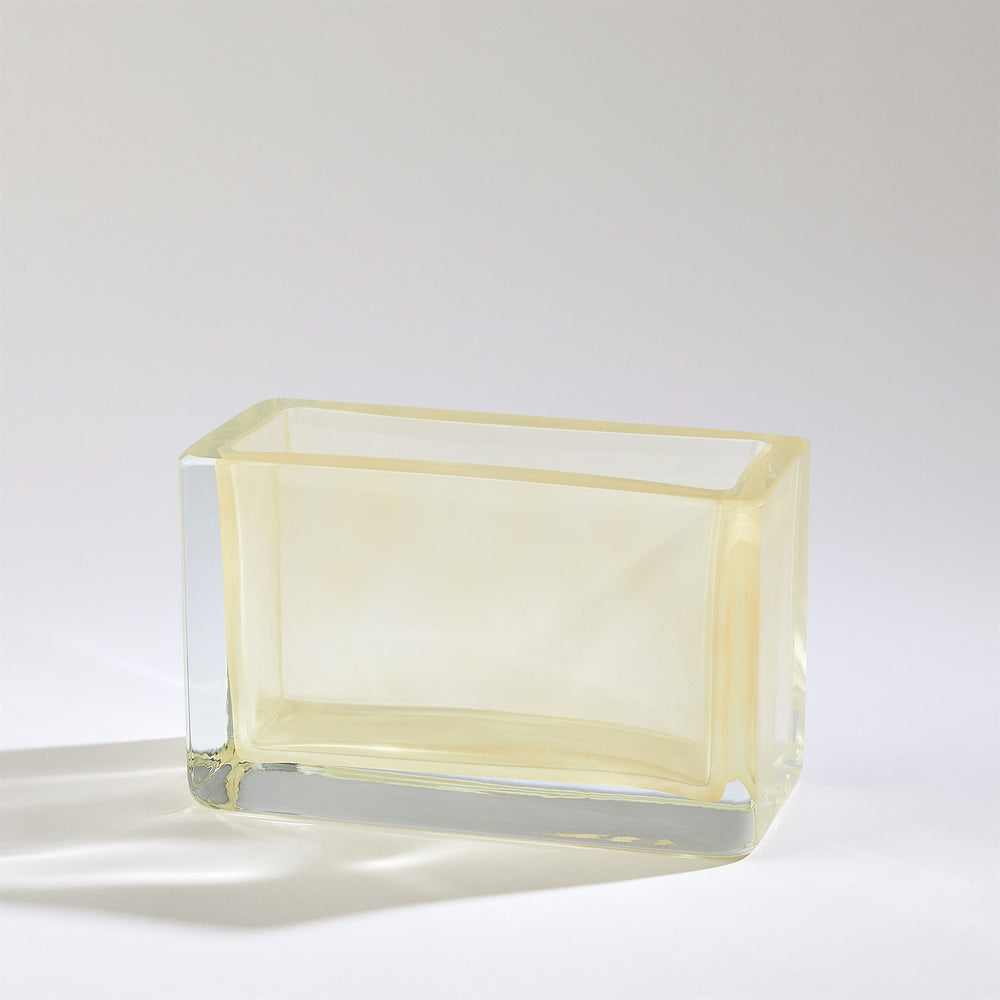 Rectangle Block Vases Gold