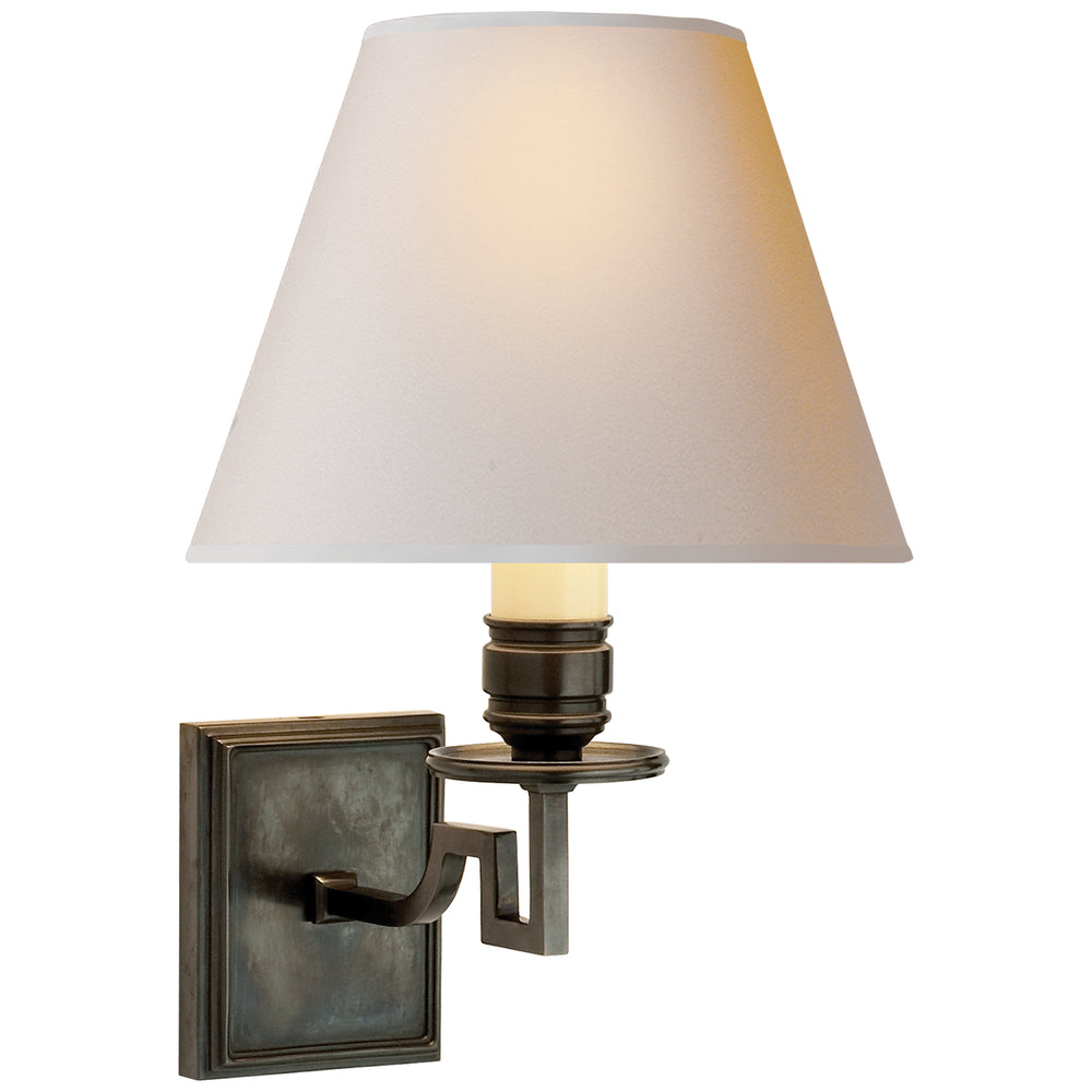 Visual Comfort Signature Canada - One Light Wall Sconce - Dean - Gun Metal- Union Lighting Luminaires Decor