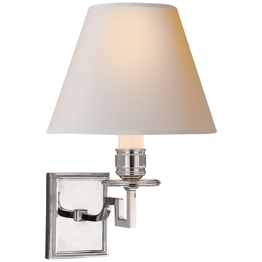 Visual Comfort Signature Canada - One Light Wall Sconce - Dean - Polished Nickel- Union Lighting Luminaires Decor