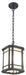 DVI Canada - One Light Outdoor Pendant - Cardiff Outdoor - Black w/Sandblasted Seedy Glass- Union Lighting Luminaires Decor
