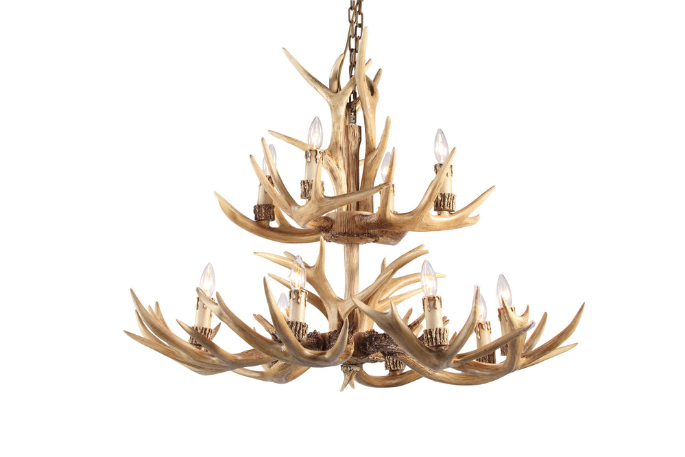 Bethel International Canada - 12 Light Chandelier - Chandelier - Brown- Union Lighting Luminaires Decor