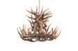 Bethel International Canada - Nine Light Chandelier - Chandelier - Brown- Union Lighting Luminaires Decor