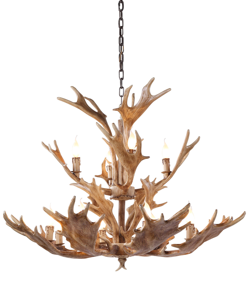 Bethel International Canada - 12 Light Chandelier - Chandelier - Brown- Union Lighting Luminaires Decor