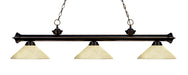 Z-Lite Canada - Three Light Billiard - Riviera - Bronze- Union Lighting Luminaires Decor