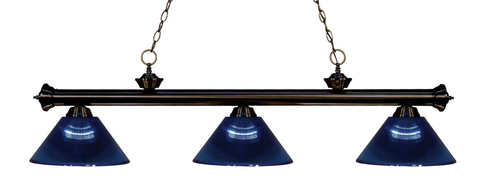 Z-Lite Canada - Three Light Billiard - Riviera - Bronze- Union Lighting Luminaires Decor