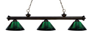 Z-Lite Canada - Three Light Billiard - Riviera - Bronze- Union Lighting Luminaires Decor