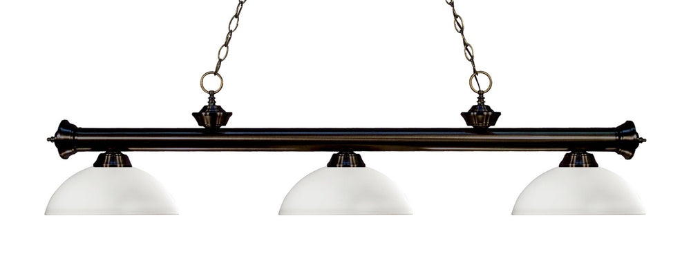 Z-Lite Canada - Three Light Billiard - Riviera - Bronze- Union Lighting Luminaires Decor