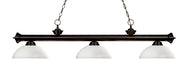 Z-Lite Canada - Three Light Billiard - Riviera - Bronze- Union Lighting Luminaires Decor