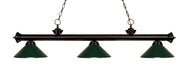 Z-Lite Canada - Three Light Billiard - Riviera - Bronze- Union Lighting Luminaires Decor