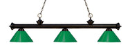 Z-Lite Canada - Three Light Billiard - Riviera - Bronze- Union Lighting Luminaires Decor