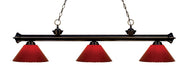 Z-Lite Canada - Three Light Billiard - Riviera - Bronze- Union Lighting Luminaires Decor