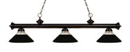 Z-Lite Canada - Three Light Billiard - Riviera - Bronze- Union Lighting Luminaires Decor