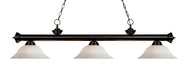 Z-Lite Canada - Three Light Billiard - Riviera - Bronze- Union Lighting Luminaires Decor