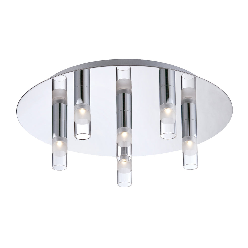 Eurofase Canada - LED Flush Mount - Cube - Chrome- Union Lighting Luminaires Decor