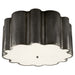 Visual Comfort Signature Canada - Four Light Flush Mount - Markos - Gun Metal- Union Lighting Luminaires Decor