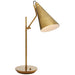 Visual Comfort Signature Canada - One Light Table Lamp - Clemente - Hand-Rubbed Antique Brass- Union Lighting Luminaires Decor