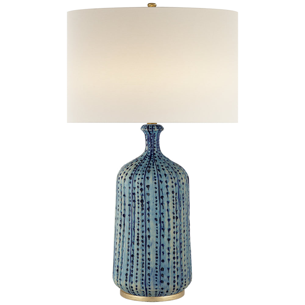 Visual Comfort Signature Canada - One Light Table Lamp - Culloden Table - Pebbled Aquamarine- Union Lighting Luminaires Decor