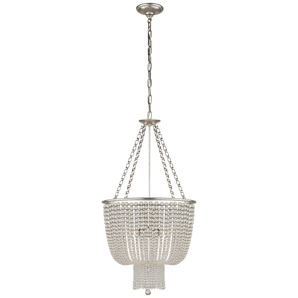 Visual Comfort Signature Canada - Four Light Chandelier - Jacqueline - Burnished Silver Leaf- Union Lighting Luminaires Decor