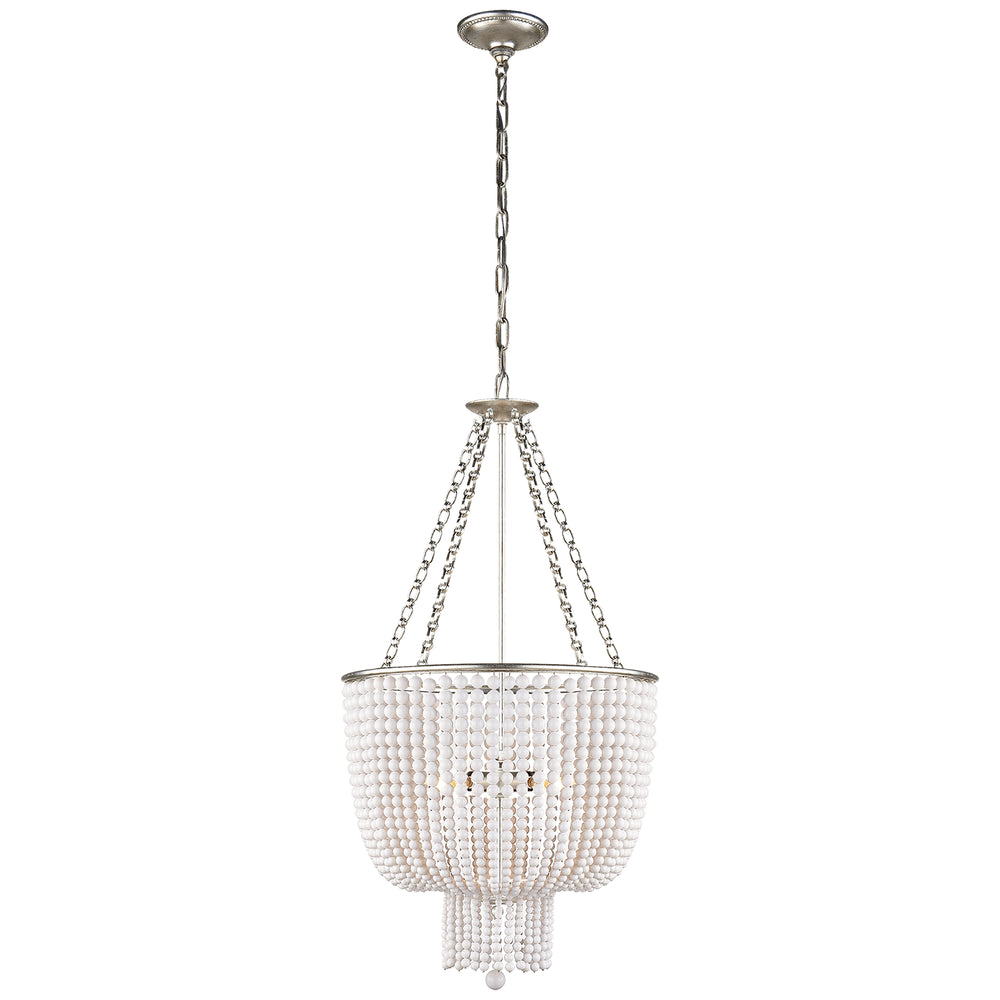 Visual Comfort Signature Canada - Four Light Chandelier - Jacqueline - Burnished Silver Leaf- Union Lighting Luminaires Decor