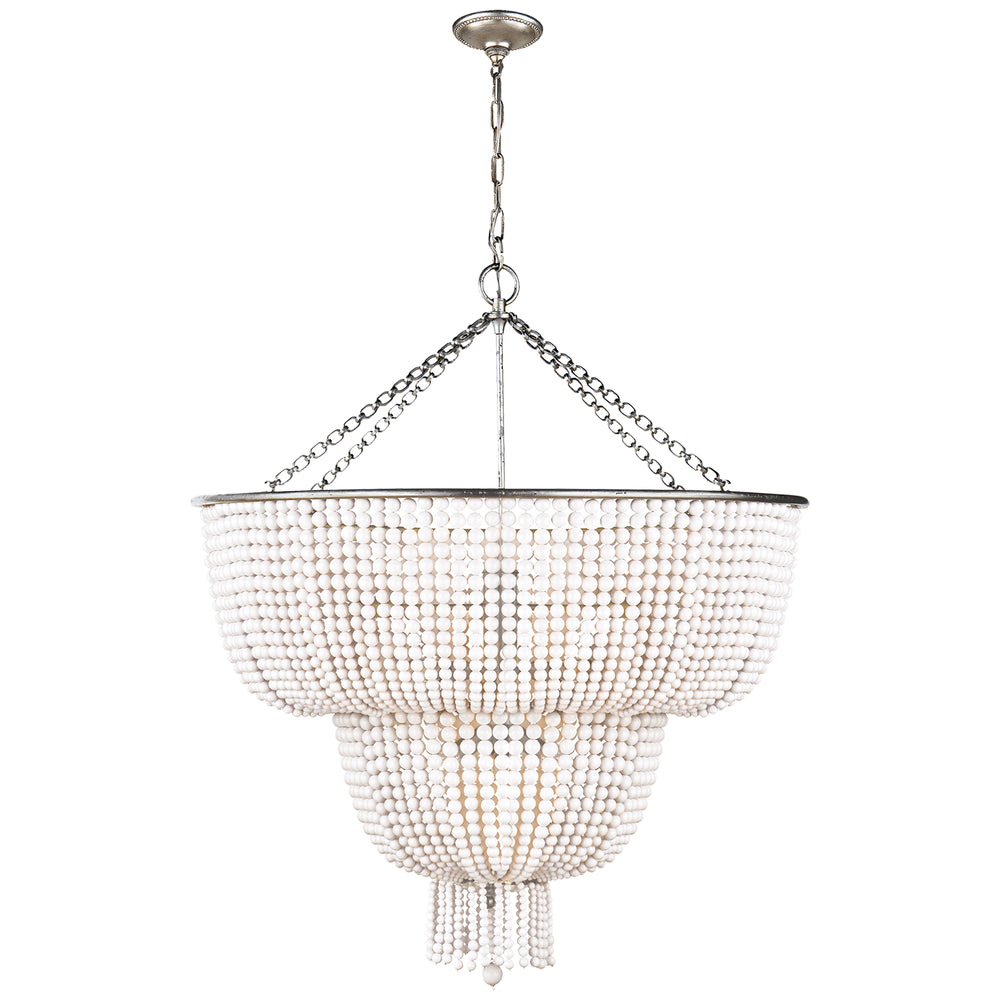 Visual Comfort Signature Canada - 12 Light Chandelier - Jacqueline - Burnished Silver Leaf- Union Lighting Luminaires Decor