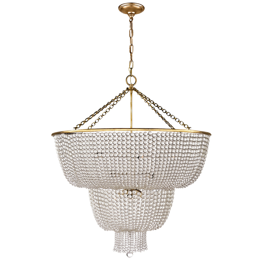 Visual Comfort Signature Canada - 12 Light Chandelier - Jacqueline - Hand-Rubbed Antique Brass- Union Lighting Luminaires Decor