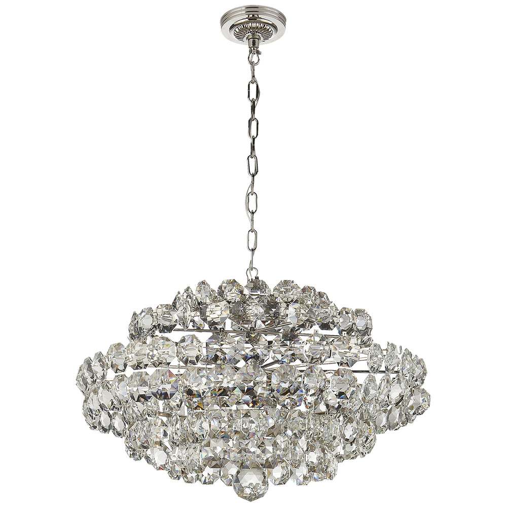 Visual Comfort Signature Canada - 12 Light Chandelier - Sanger - Polished Nickel- Union Lighting Luminaires Decor