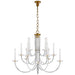 Visual Comfort Signature Canada - 15 Light Chandelier - Wharton - Hand-Rubbed Antique Brass- Union Lighting Luminaires Decor