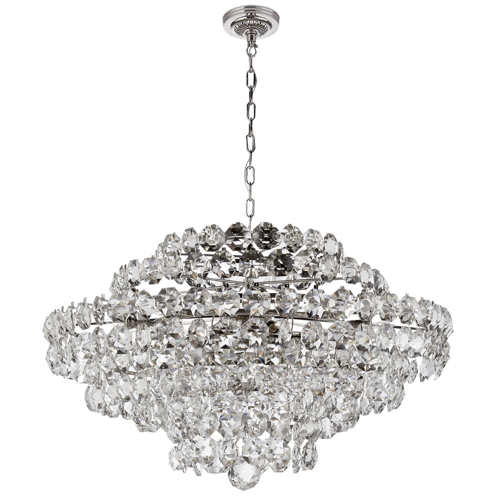 Visual Comfort Signature Canada - 18 Light Chandelier - Sanger - Polished Nickel- Union Lighting Luminaires Decor