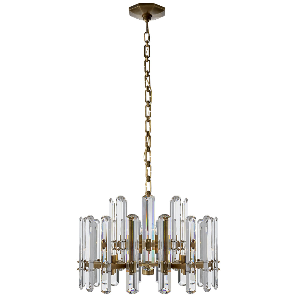 Visual Comfort Signature Canada - 12 Light Chandelier - Bonnington - Hand-Rubbed Antique Brass- Union Lighting Luminaires Decor