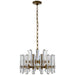 Visual Comfort Signature Canada - 12 Light Chandelier - Bonnington - Hand-Rubbed Antique Brass- Union Lighting Luminaires Decor