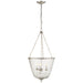 Visual Comfort Signature Canada - Three Light Lantern - Pondview - Burnished Silver Leaf- Union Lighting Luminaires Decor
