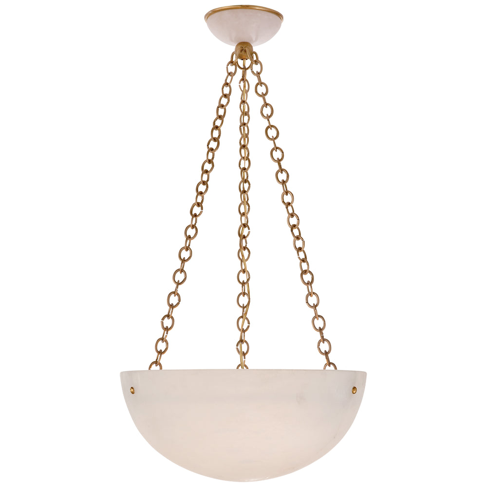 Visual Comfort Signature Canada - Three Light Chandelier - O'Connor - Hand-Rubbed Antique Brass- Union Lighting Luminaires Decor