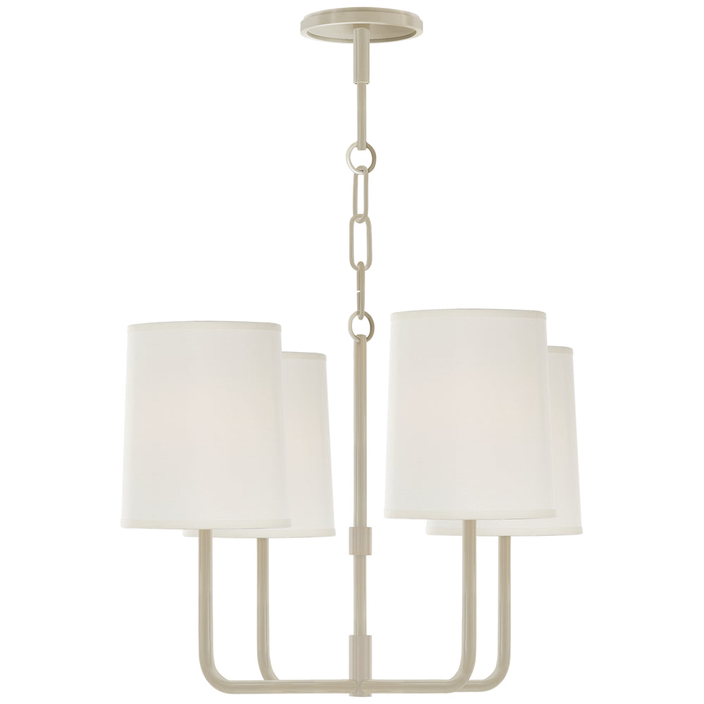 Visual Comfort Signature Canada - Four Light Chandelier - Go Lightly - China White- Union Lighting Luminaires Decor